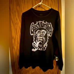 🐵-Men’s Long-Sleeved Gas Monkey Shirt-🐵